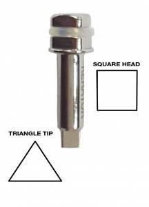 Torque Tip 4.9 Triangle Tip - Square Head